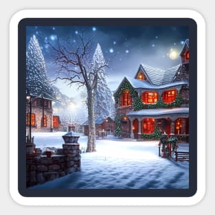 Christmas Village Sticker